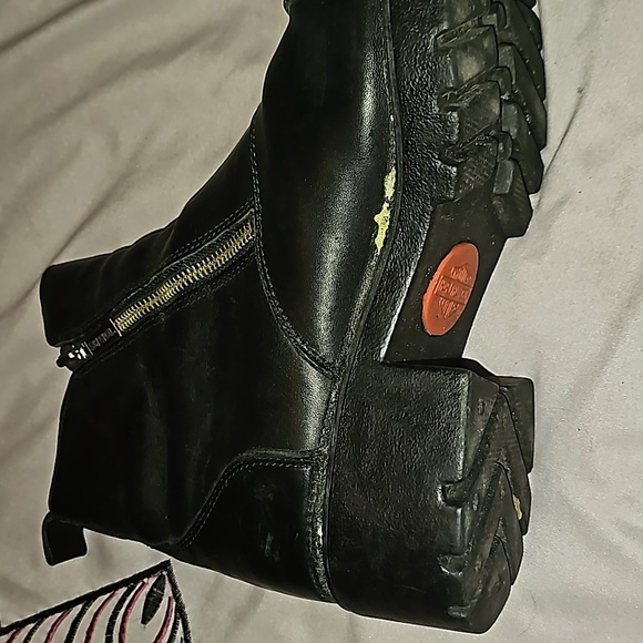 Harley Davidson Motorcycle Boots Size 10 Leather - Picture 8 of 9